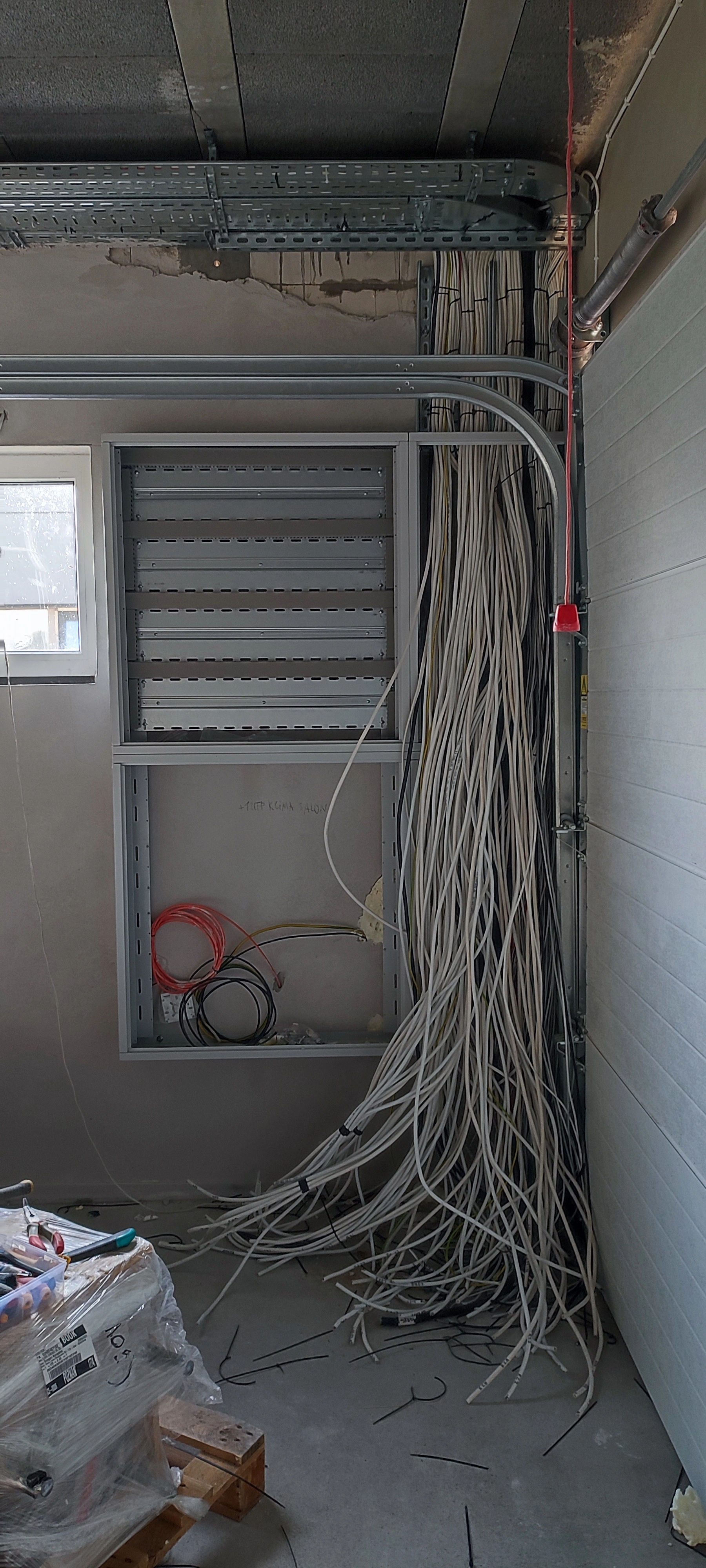 Dokumentacja instalacji przewodów dla przyszłych scenariuszy
